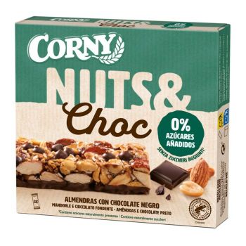  Barre Nuts & Choc Amandes, Cacahuètes et Chocolat Noir