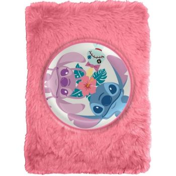 Carnet en peluche Stitch