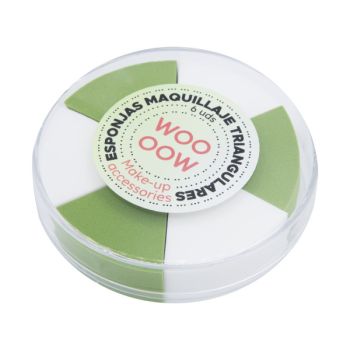 Spugna triangolare per make-up 6 pezzi. Spugna triangolare per make-up 6 pezzi.