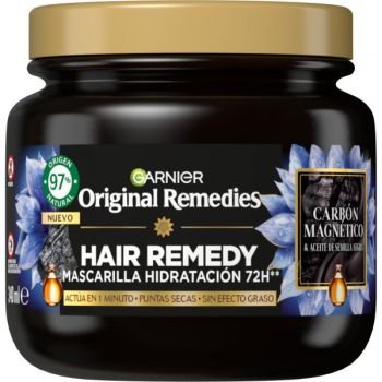 Original Remedies Masque Hair Remedy Hydratation au Charbon Magnétique