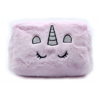 Trousse en fourrure licorne Trousse en fourrure licorne