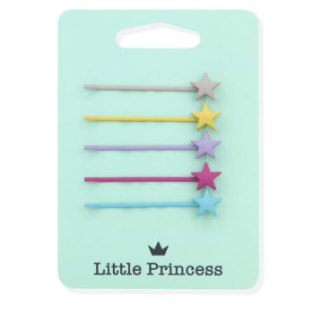Little Princess Set 5 Épingles à cheveux Étoiles Multicolore Little Princess Set 5 Épingles à cheveux Étoiles Multicolore