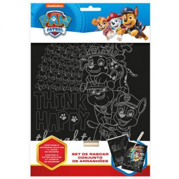 Paw Patrol Set di Carta Scratch Art