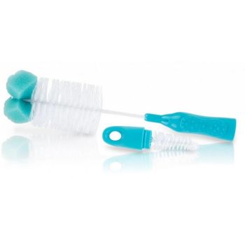 Brosse pour Biberons et Tétines avec Embout Éponge