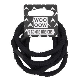 Set 5 elastici neri basic Set 5 elastici neri basic