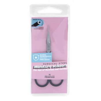 Forbici manicure Princess Basic Punta curva in pelle