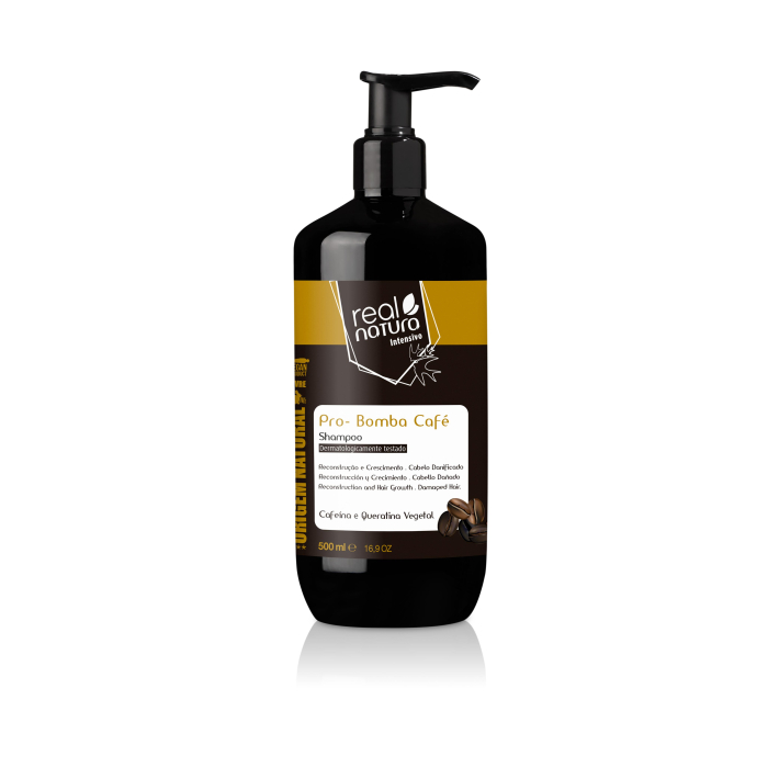 Real Natura Shampoing Pro Réparation Bomba Café