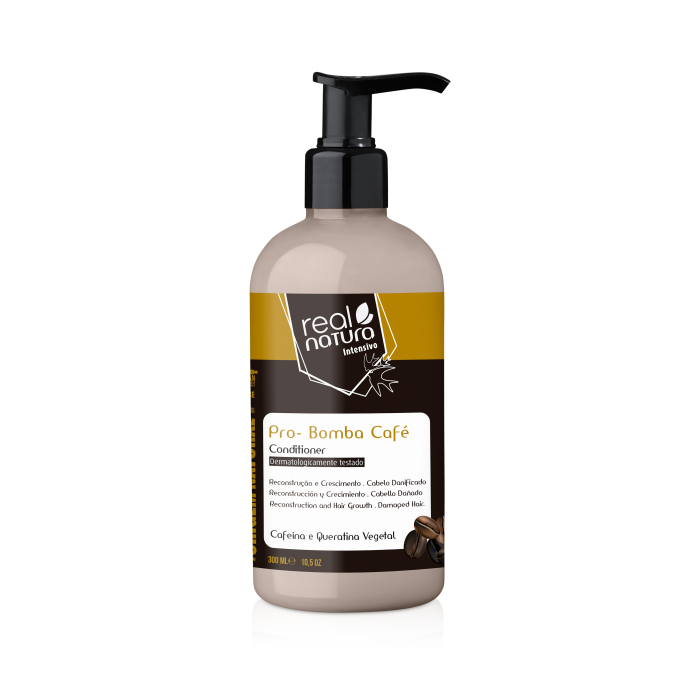 Real Natura Après shampoing Pro Réparation Bomba Café