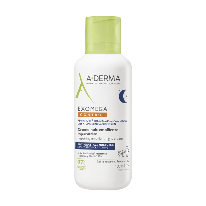 A-Derma Exomega Crème de Nuit pour Peau Sèche