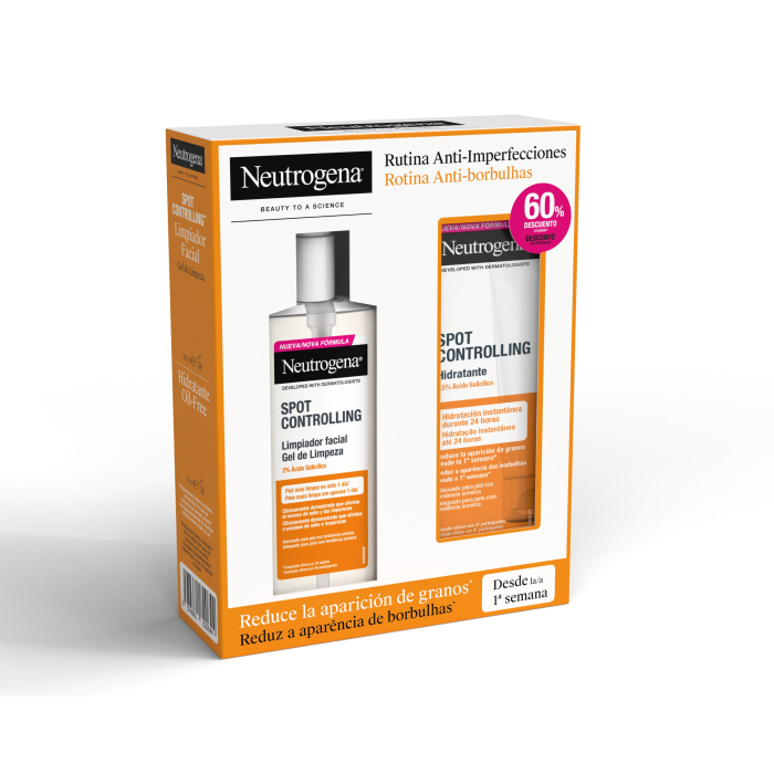 Neutrogena Routine Visage Anti Imperfections Nettoyant + Hydratant