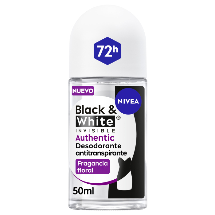 Nivea Black & White Authentic Roll on Déodorant Pour Femme