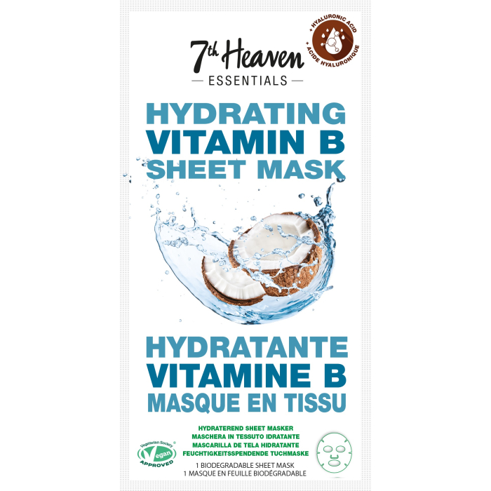 7th Heaven Masque Hydratant Essentials Vit B et Acide Hyaluronique Coco