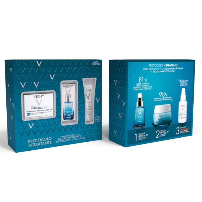 Vichy Coffret Mineral 89 Crème + Contour des Yeux + Mini
