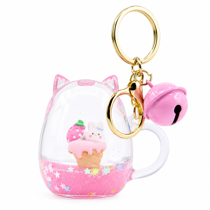 Woo oow Porte clés Ice Cream Bunny Woo oow