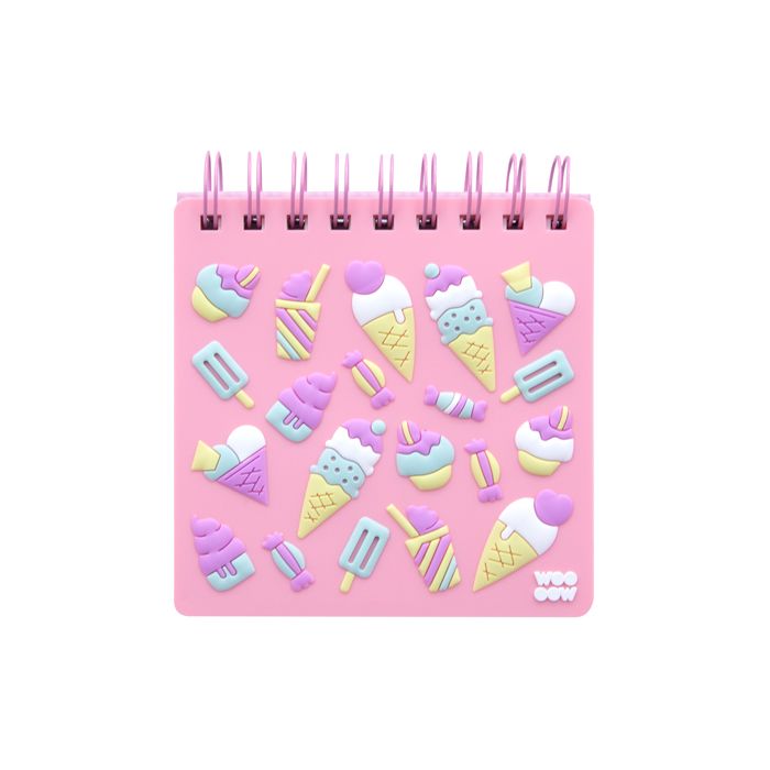 Woo oow Carnet en Silicone The Ice Cream