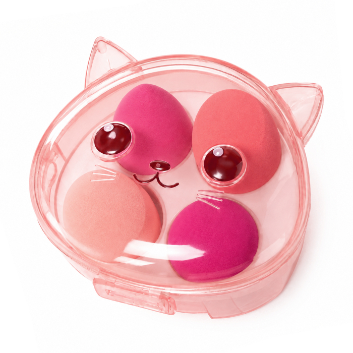Woo oow Set 4 Éponges de Maquillage Cat 72.3 gr