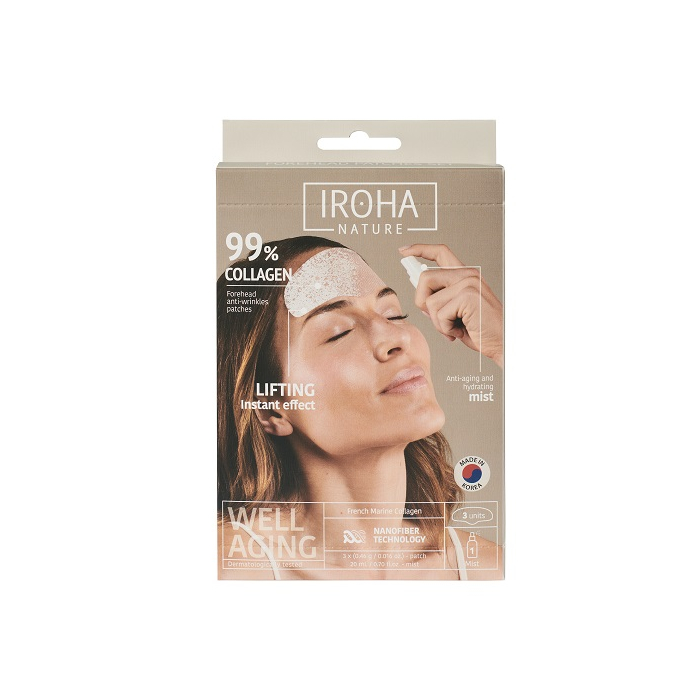 Iroha Nature Patchs Front 99% Collagène + Brume