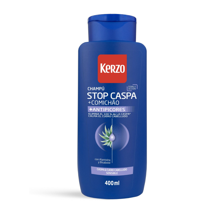 Kerzo Shampoing Anti démangeaisons Stop Pellicules