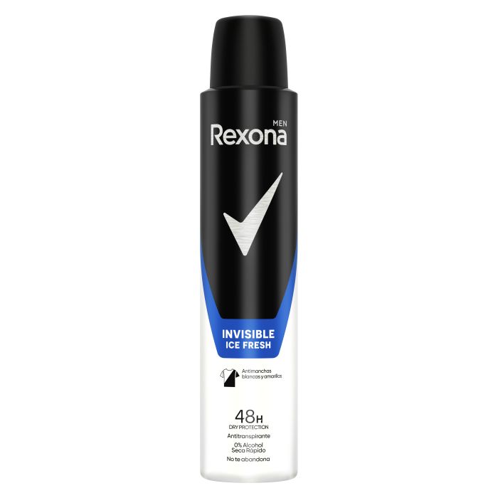 Rexona Déodorant Invisible Ice Fresh 48h Anti Transpirant pour Homme