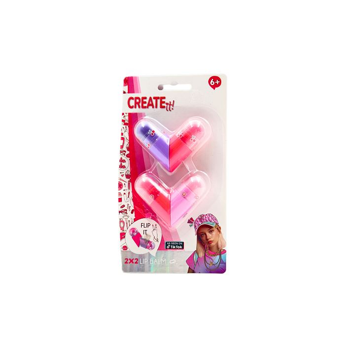 Create It! Baume à Lèvres Flip Heart Create It!