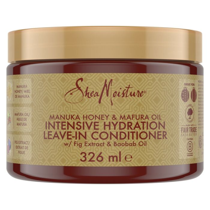 Shea Moisture Après shampoing sans rinçage hydratation intense au miel de Manuka et huile de Mafura