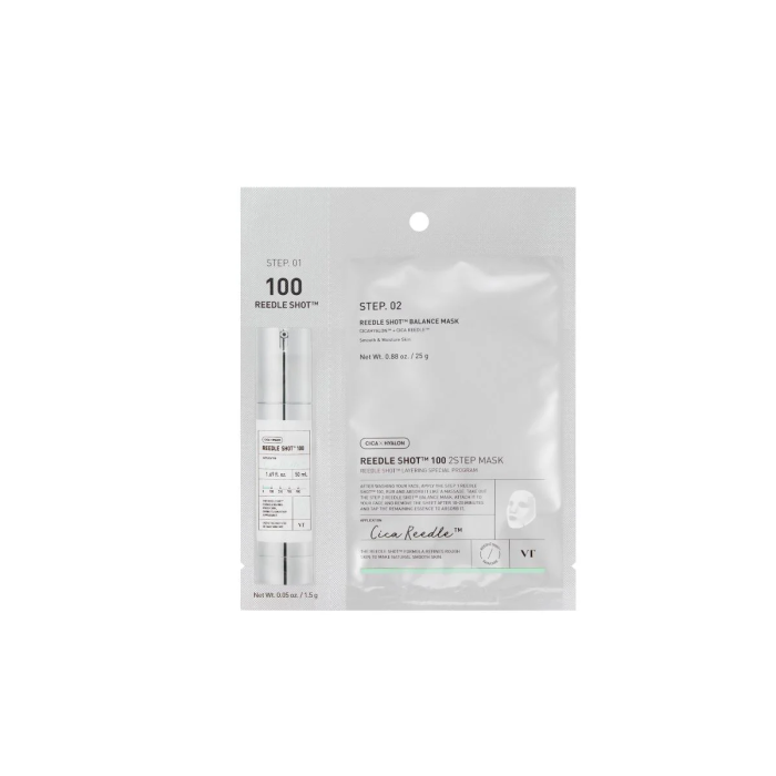 VT Cosmetics Masque 2 Étapes Reedle Shot 100 (Sérum + Masque) 34.5 gr