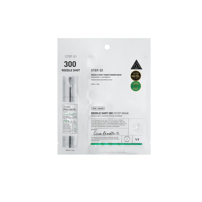 VT Cosmetics Masque 2 Étapes Reedle Shot 300 (Sérum + Masque) 26.5 gr
