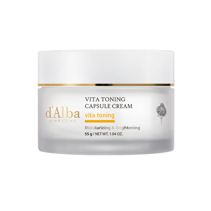 d'Alba Piedmont Crème illuminatrice aux capsules de vitamines 55 gr