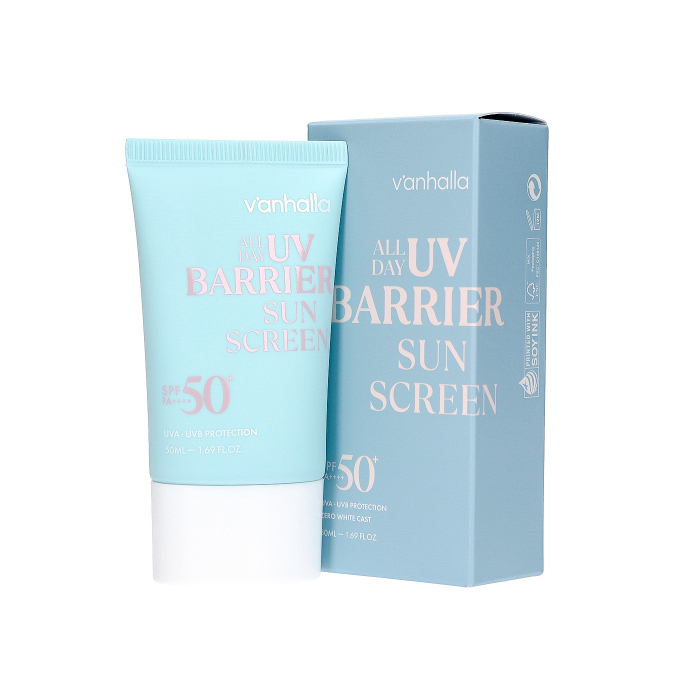 V'anhalla Crème Solaire All Day Uv Barrier SPF50+