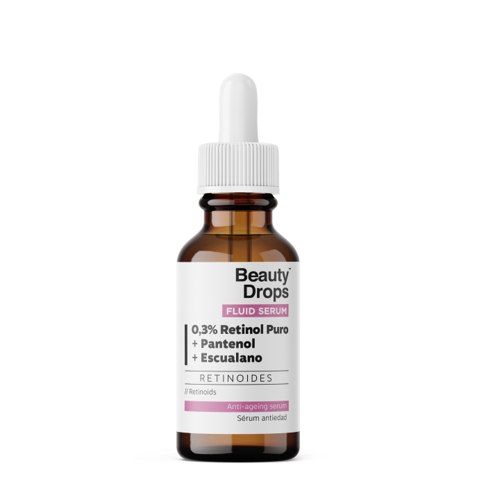 Beauty Drops Sérum 0,3 % Rétinol Pur + Panthénol + Squalane