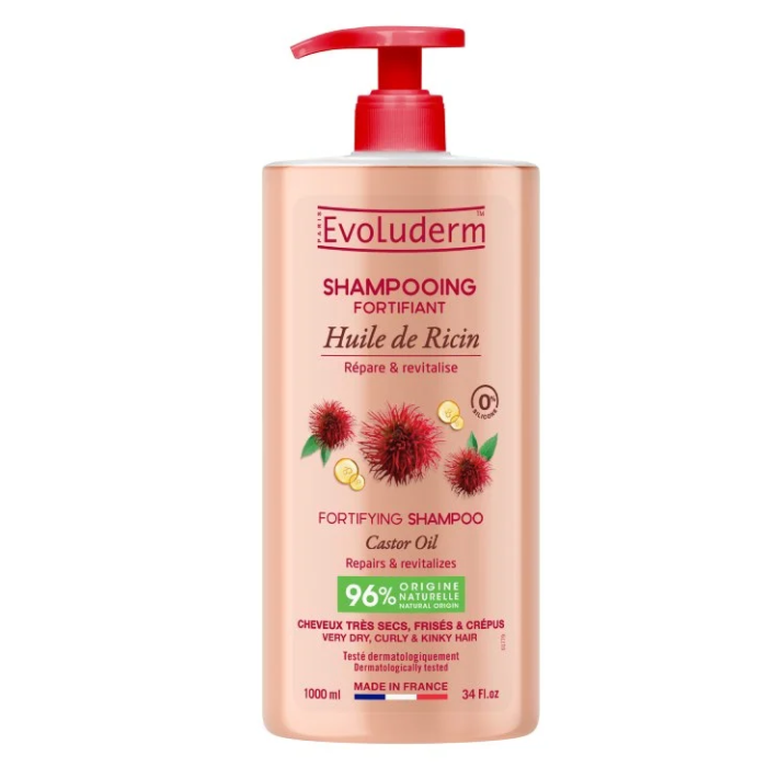 Evoluderm Shampoing Fortifiant à l'Huile de Ricin 1000 gr