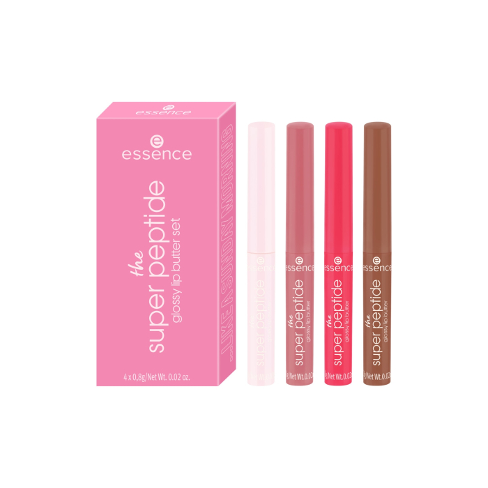 Essence Set Baume à Lèvres The Super Peptide Glossy