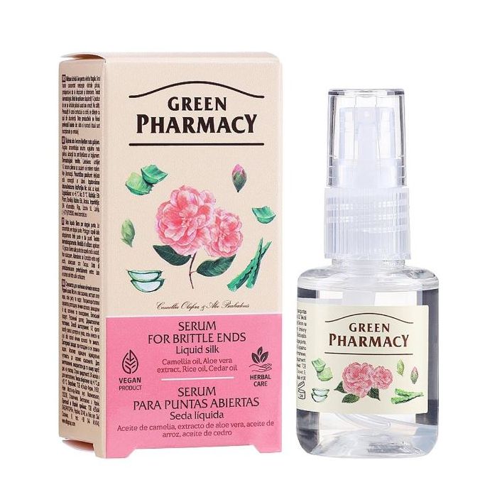 Green Pharmacy Sérum Pointes Abîmées à la Soie Liquide