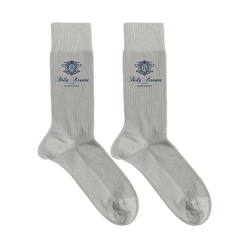 Calzini Stamp Blank Grey 