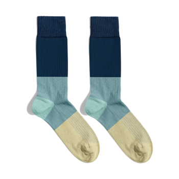 Calzini 3 Section Color Shapes Socks