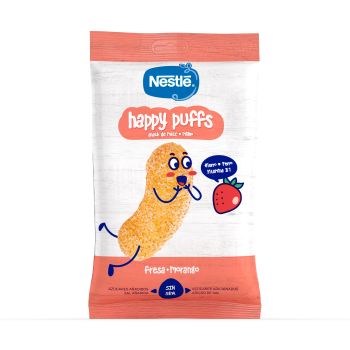 Happy Puffs Maïs Fraise