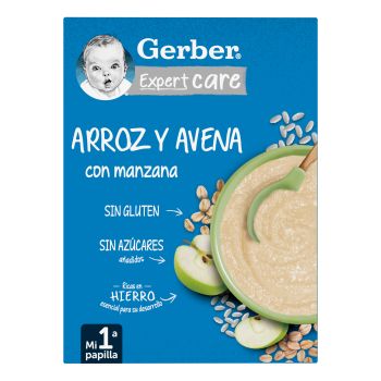 ExpertCare Bouillie Riz et Avoine à la Pomme