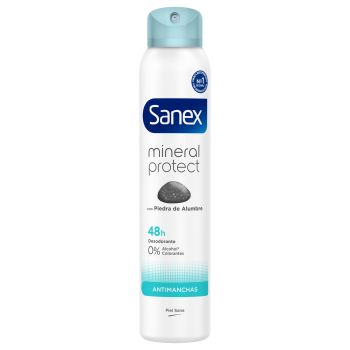 Déodorant Spray Natur Protect 24h Anti-Taches Blanches avec Pierre d'Alun 