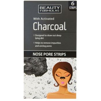 Bandes nettoyantes pour les pores au charbon actif