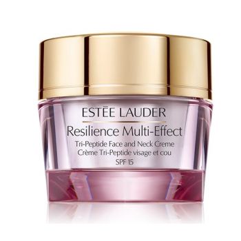 Crème Visage et Cou Tri-Peptide Resilience Multi-Effect SPF15 Peaux Sèches