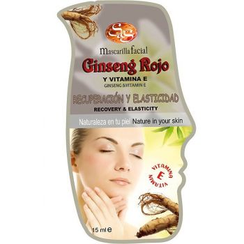 Masque visage au ginseng rouge