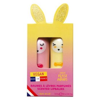 Coffret Baumes à Lèvres Parfumés Ananas