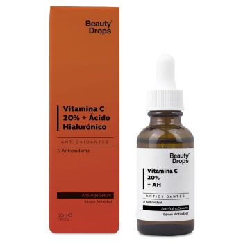 Siero Antietà alla Vitamina C 20% + Acido Ialuronico