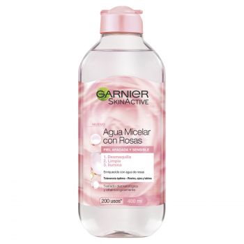 Skin Active Eau Micellaire aux Roses Nettoie & Illumine