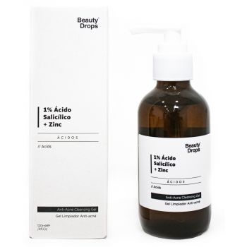 Gel Nettoyant Anti-Acné 1 % Acide Salicylique + Zinc