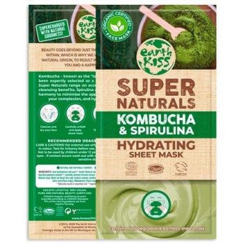Earth Kiss Masque Hydratant Kombucha et Spiruline