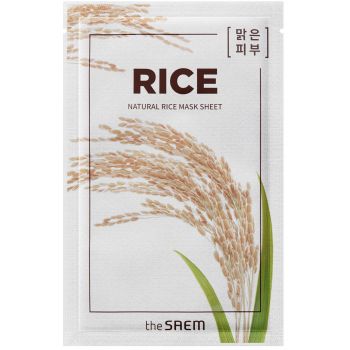 Masque du visage aux Riz