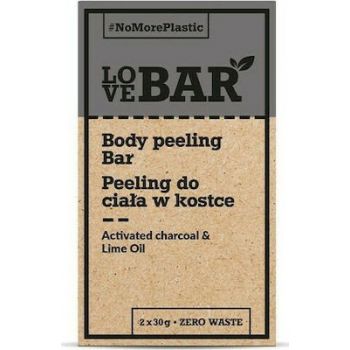 Exfoliant Corps Body Peeling Bar Charbon Actif et Huile de Citron Vert