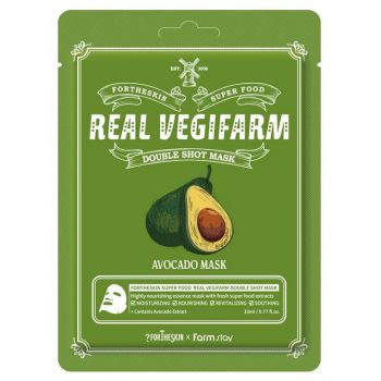 Masque Visage Avocat Super Food Real Vegifarm