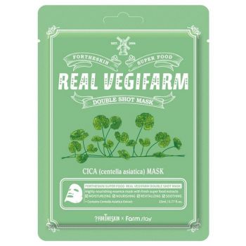 Masque Visage Centella Asiatica Super Food Real Vegifarm